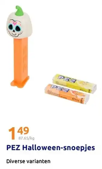 Action PEZ Halloween-snoepjes aanbieding