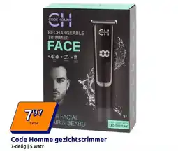 Action Code Homme gezichtstrimmer aanbieding