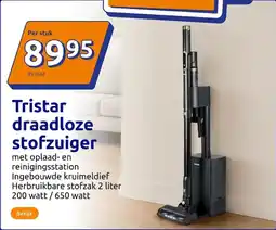 Action Tristar draadloze stofzuiger aanbieding