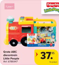 Carrefour Grote ABC dierentrein Little People aanbieding
