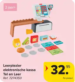 Carrefour Leerplezier elektronische kassa Tel en Leer aanbieding
