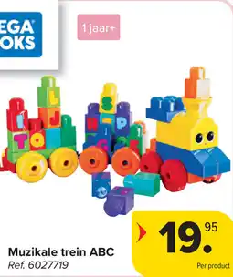 Carrefour Muzikale trein ABC aanbieding