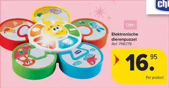 Carrefour Elektronische dierenpuzzel aanbieding