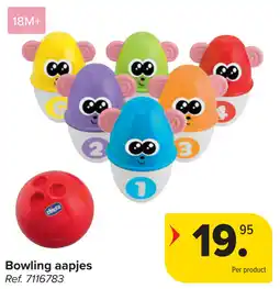 Carrefour Bowling aapjes aanbieding