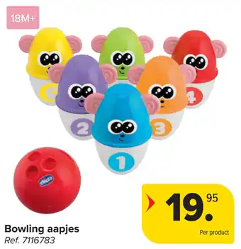 Carrefour Bowling aapjes aanbieding
