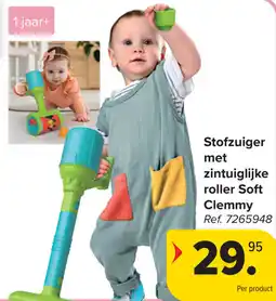 Carrefour Stofzuiger met zintuiglijke roller Soft Clemmy aanbieding