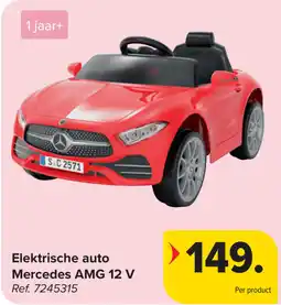 Carrefour Elektrische auto Mercedes AMG 12 V aanbieding