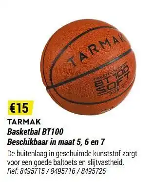 Decathlon Basketbal bt100 aanbieding