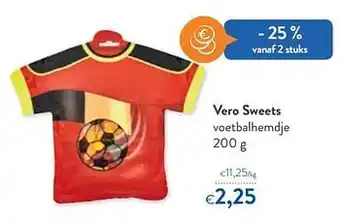 Vero sweets voetbalhemdje