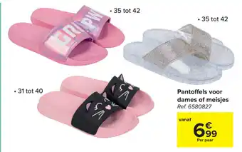 Carrefour Market Pantoffels voor dames of meisjes aanbieding