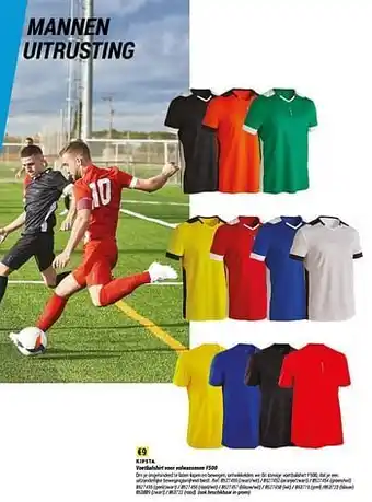 Decathlon Voetbalshirt voor volwassenen f500 aanbieding