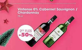 Prik en Tik Vintense 0% Cabernet Sauvignon,chardonnay aanbieding
