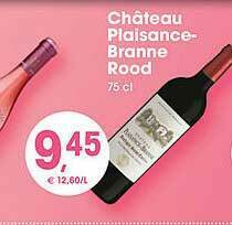 Prik en Tik Château Plaisance Branne Rood aanbieding