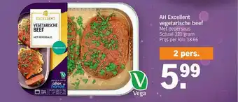 Albert Heijn Ah Excellent Vergetarische Beef aanbieding