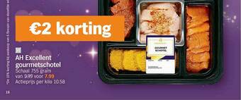 Albert Heijn Ah Excellent Gourmetschotel aanbieding