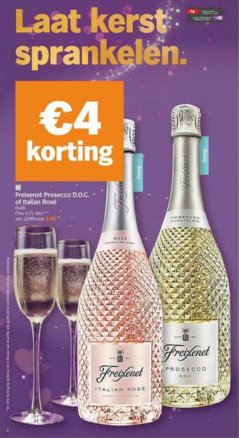 Albert Heijn Freixenet Prosecco Doc Of Italian Rosé aanbieding