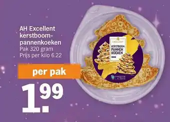 Albert Heijn Ah Excellent Kerstboom Pannenkoeken aanbieding