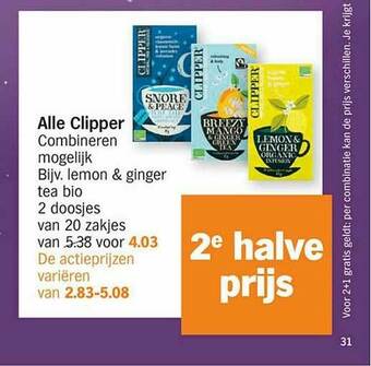 Albert Heijn Alle Clipper aanbieding