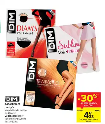 Carrefour Market Assortiment panty's aanbieding