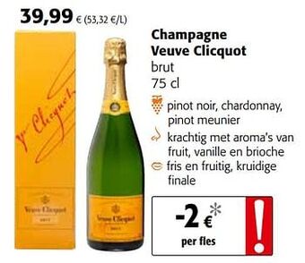 Champagne veuve clicquot brut