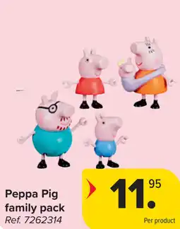 Carrefour Peppa Pig family pack aanbieding