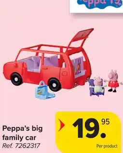 Carrefour Peppa's big family car aanbieding