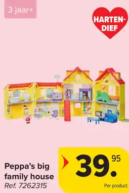 Carrefour Peppa's big family house aanbieding