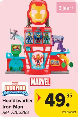 Carrefour Hoofdkwartier Iron Man aanbieding