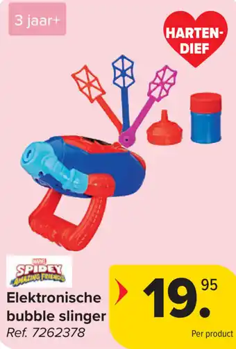 Carrefour Elektronische bubble slinger aanbieding