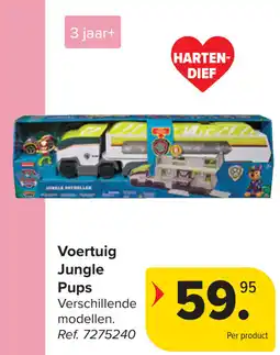 Carrefour Voertuig Jungle Pups aanbieding