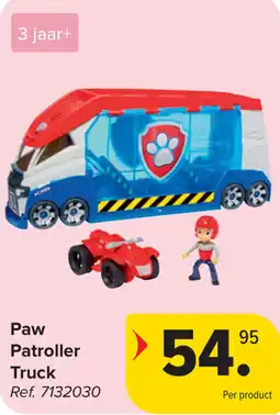Carrefour Paw Patroller Truck aanbieding