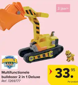 Carrefour Multifunctionele bulldozer 2 in 1 Deluxe aanbieding