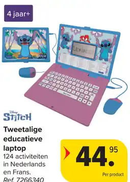 Carrefour Tweetalige educatieve laptop aanbieding
