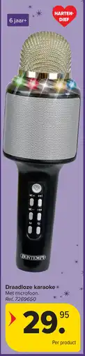 Carrefour Draadloze karaoke aanbieding