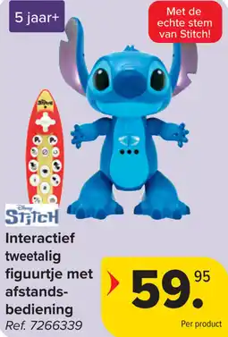 Carrefour Interactief tweetalig figuurtje met afstandsbediening aanbieding
