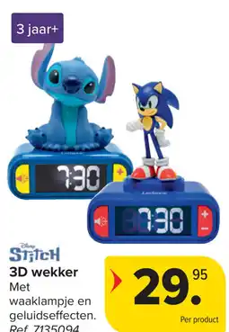 Carrefour Stitch 3D wekker aanbieding