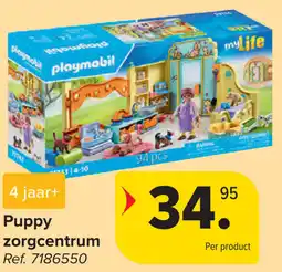 Carrefour Playmobil Puppy zorgcentrum aanbieding