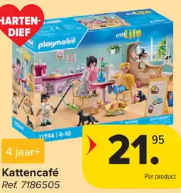 Carrefour Playmobil Kattencafé aanbieding