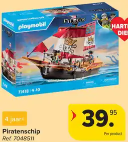 Carrefour Playmobil Piratenschip aanbieding
