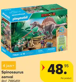 Carrefour Playmobil Spinosaurus aanval aanbieding