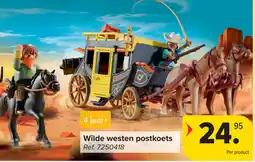 Carrefour Wilde westen postkoets aanbieding