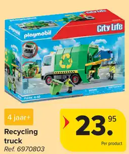 Carrefour Playmobil Recycling truck aanbieding