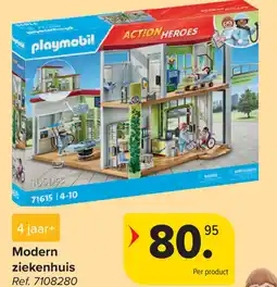 Carrefour Playmobil Modern ziekenhuis aanbieding