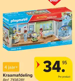 Carrefour Playmobil Kraamafdeling aanbieding