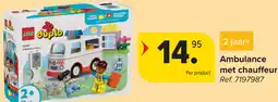 Carrefour LEGO duplo Ambulance met chauffeur aanbieding