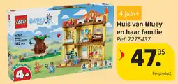 Carrefour LEGO Huis van Bluey en haar familie aanbieding