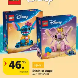 Carrefour LEGO Disney Stitch of Angel aanbieding