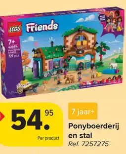 Carrefour LEGO Friends Ponyboerderij en stal aanbieding