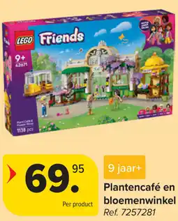 Carrefour LEGO Friends Plantencafé en bloemenwinkel aanbieding