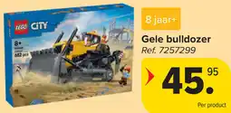 Carrefour Lego Gele bulldozer aanbieding